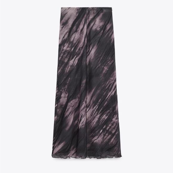 ZARA PRINTED RUCHED TULLE SKIRT & TOP 9250/081/229/018 - Picture 10 of 15